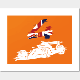 We Race On! 4 [Flag] Posters and Art